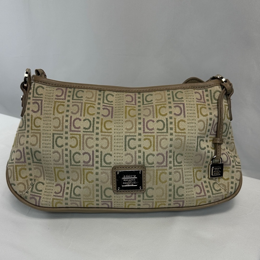Liz Claiborne Multicolor Monogram Shoulder Bag